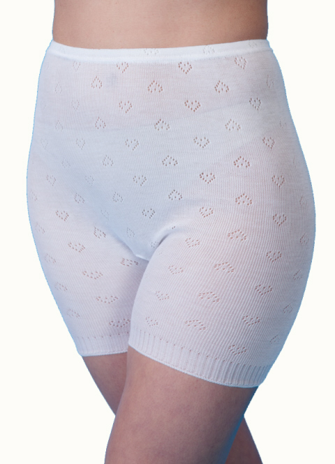 White Snowdrop Brushed Thermal Pantee